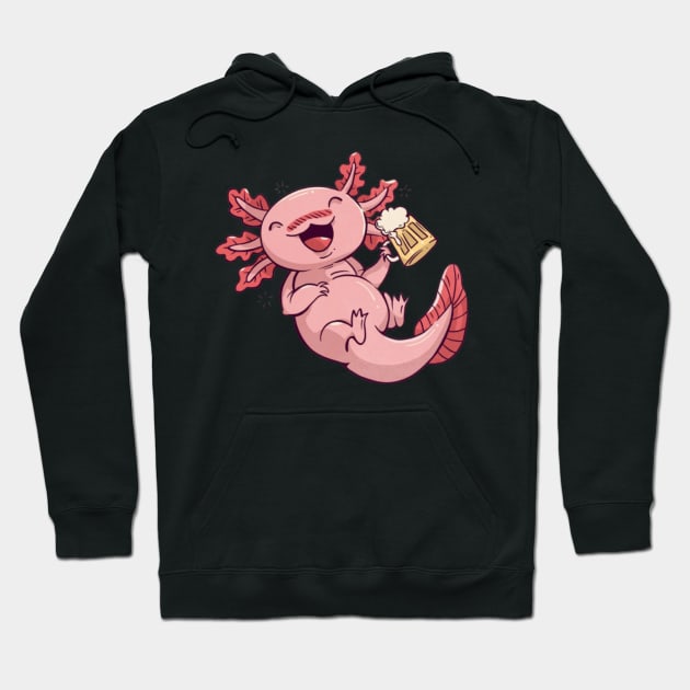 Axolotl Hoodie by Digital-Zoo